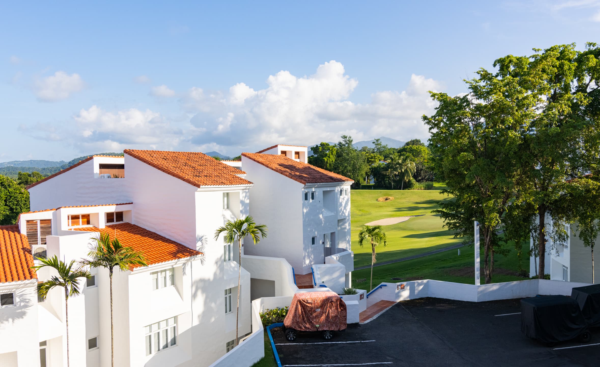 Villa Las Brisas 10A exterior with golf-course view