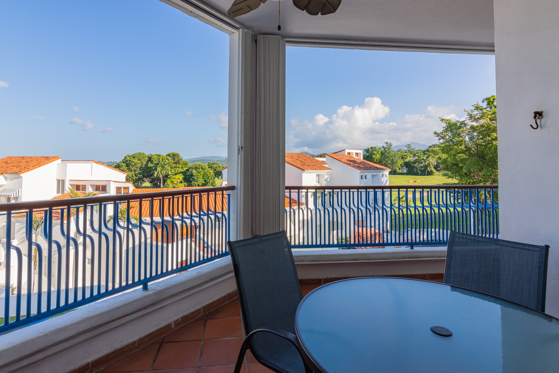 Covered balcony